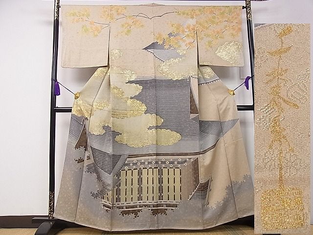 楽天市場】平和屋1□極上 世界的友禅作家 千地泰弘 訪問着 千地天女