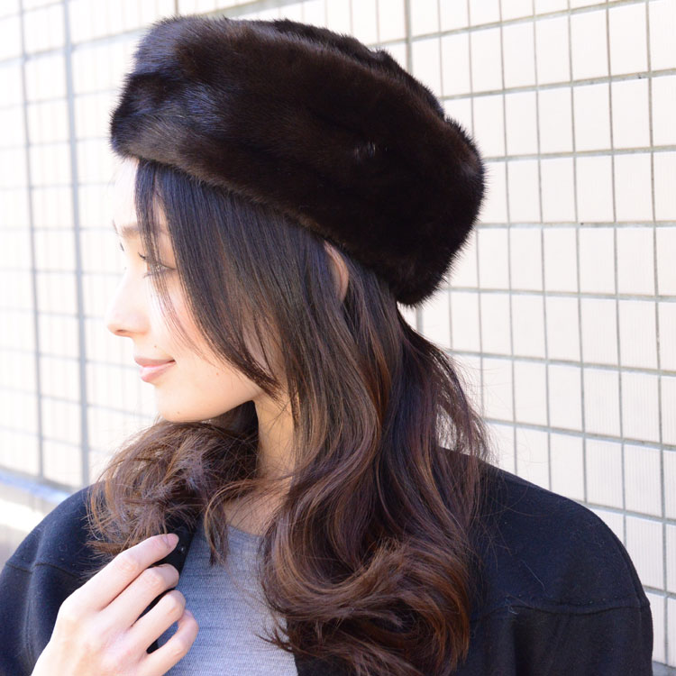 楽天市場】ミンク ファー コサック 帽子 ハット ロシアン帽 送料無料