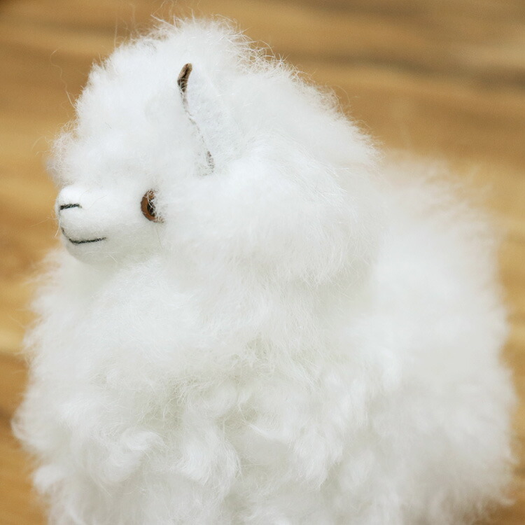 楽天市場】ベビーアルパカ ファー チャーム キーホルダー ぬいぐるみ