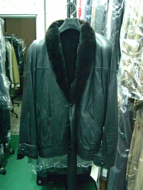 楽天市場】ミンク ファー ・ ラム レザー リバーシブル ジャケット