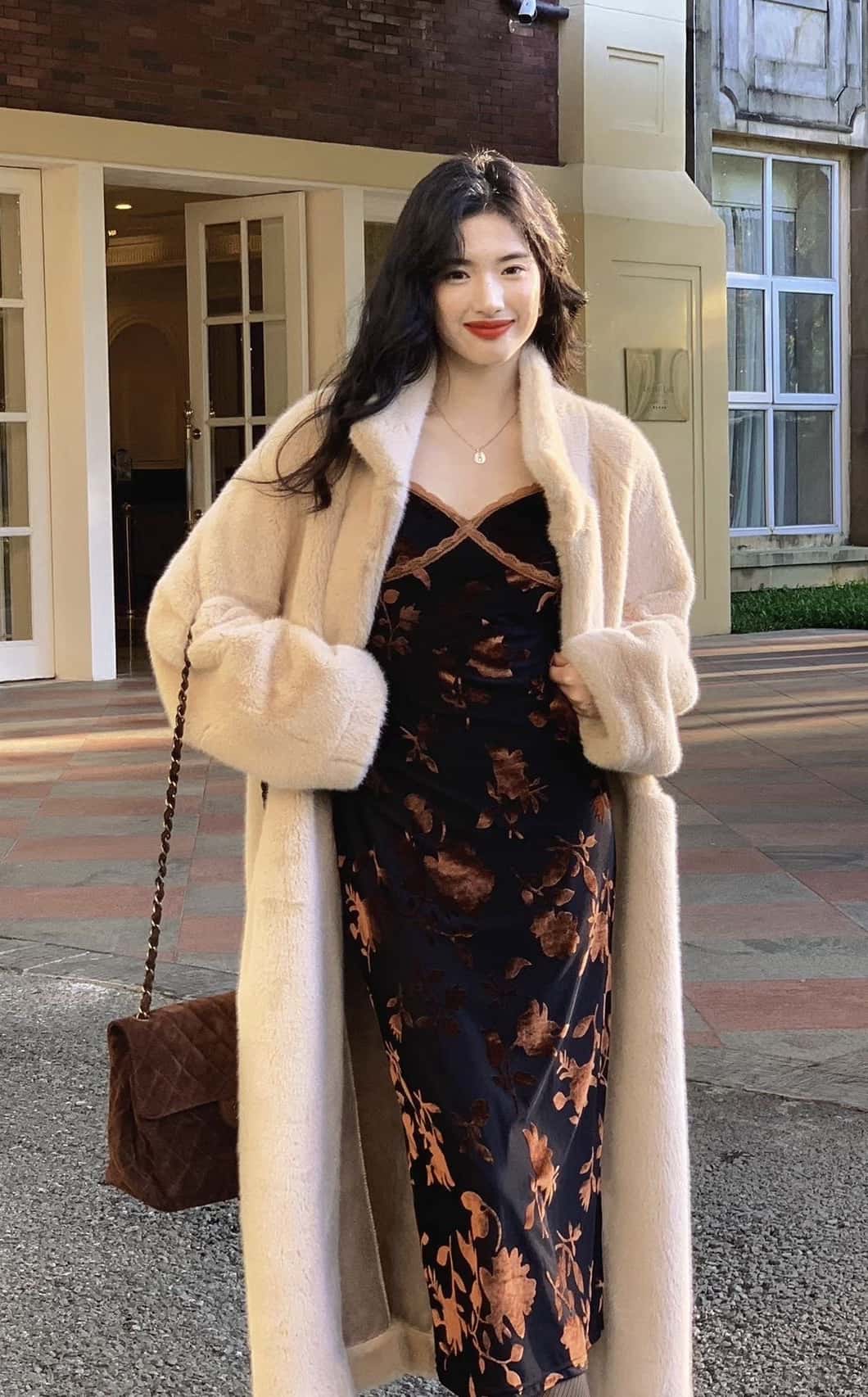 楽天市場】ミンクファーコート レディース ロング丈 ベージュ ブラック