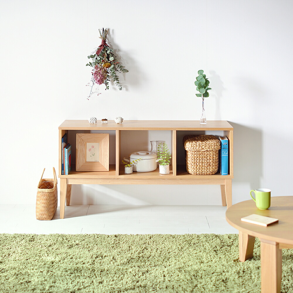 楽天市場】シンプルなオープンシェルフ 日本製 幅120cm オープン