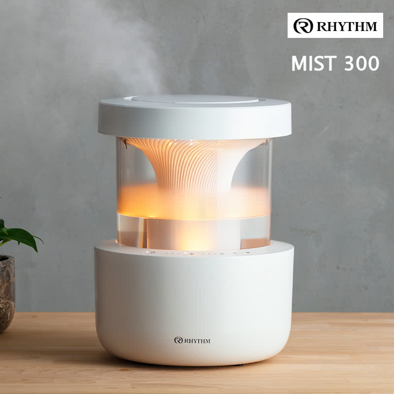 楽天市場】RHYTHM プールレス加湿器 MIST 300 9YYA23RH08 ライトグレー