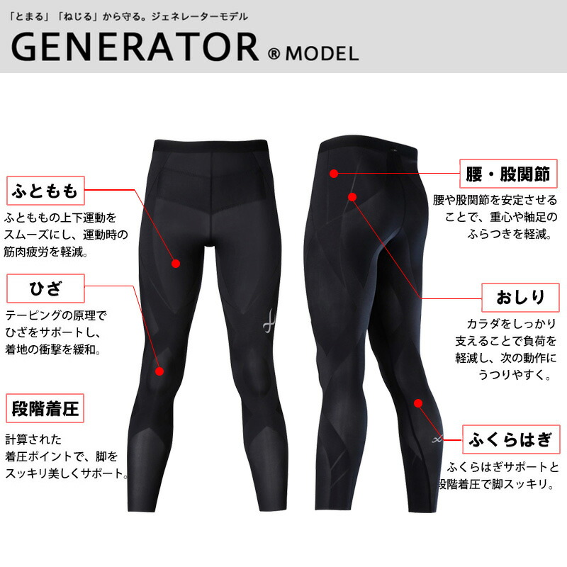 楽天市場】25%OFF ワコール CW-X cwx メンズ ジェネレーターモデル