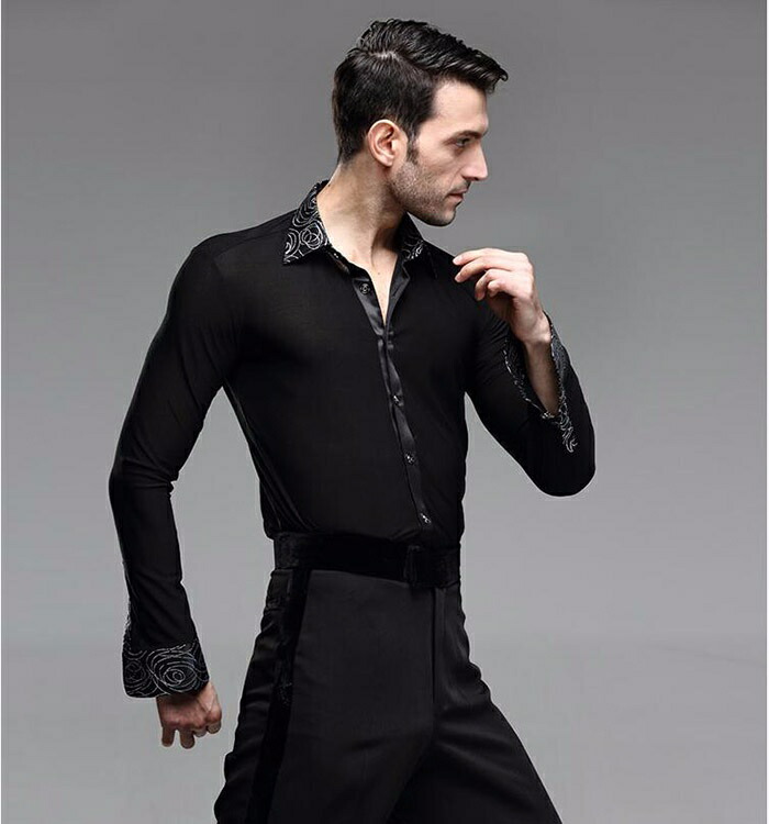 楽天市場】社交ダンス衣装 初心者 練習着 男性 トップス メンズ ラテン