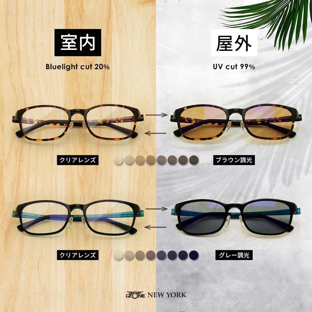 楽天市場】IZONE NEW YORK Petite Aile 調光 サングラス レディース UV