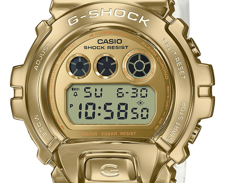 楽天市場】カシオ Gショック メタルカバード ゴールド＆スケルトン GM