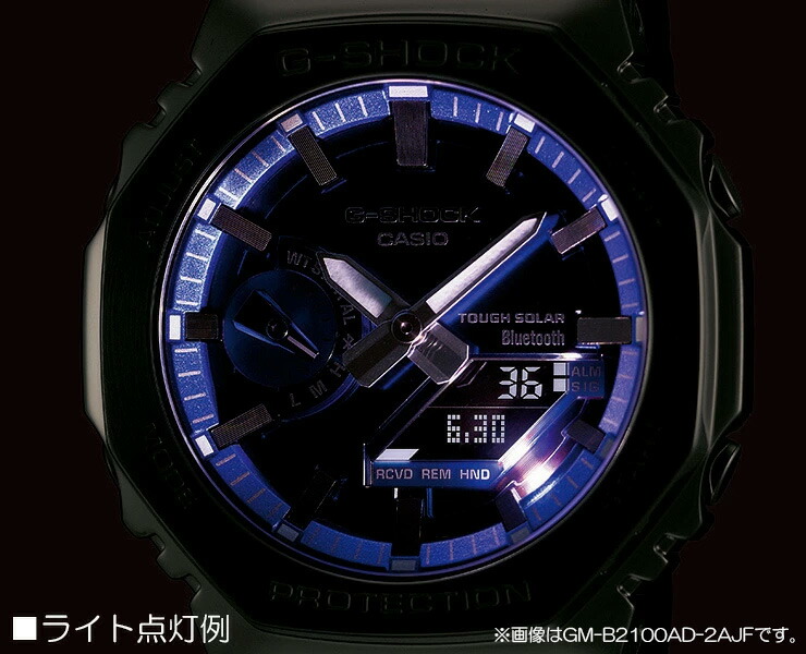 楽天市場】G-SHOCK Gショック フルメタル ソーラー GM-B2100AD-5AJF
