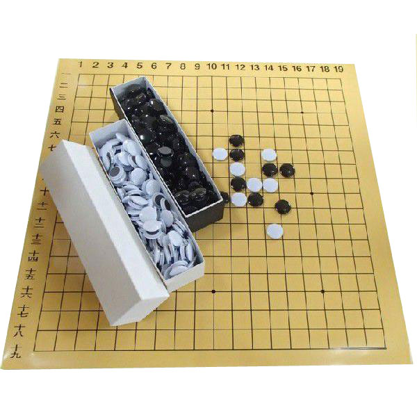 楽天市場】囲碁 携帯用バッグ付解説マグネット19路盤囲碁セット（囲碁