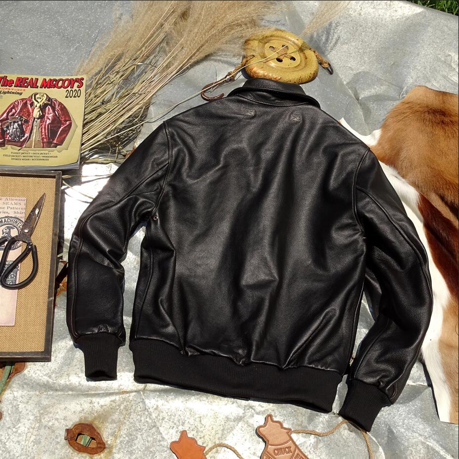 楽天市場】フライトジャケット レザージャケット カウハイド 牛革
