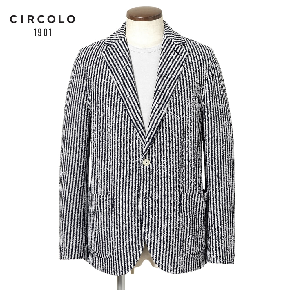 美品/25SS☆チルコロ1901　コットンポリブークレジャージーシャツジャケット 美品/25SS☆チルコロ1901 コットンポリブークレジャージーシャツ