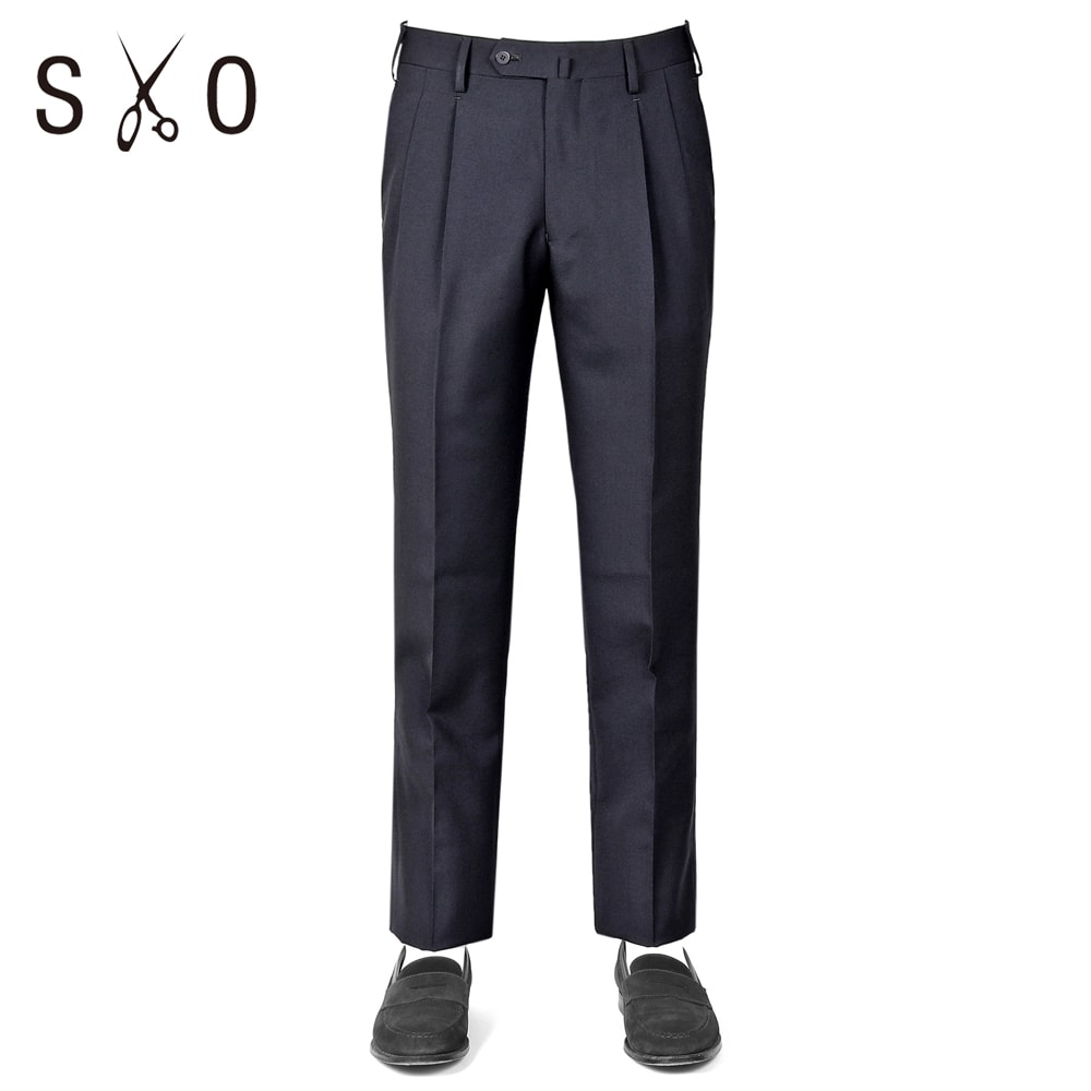 hato　SO エスオー スラックス 尾作隼人 SO（エスオー） デニムスラックス （クラシックフィット） ブラック