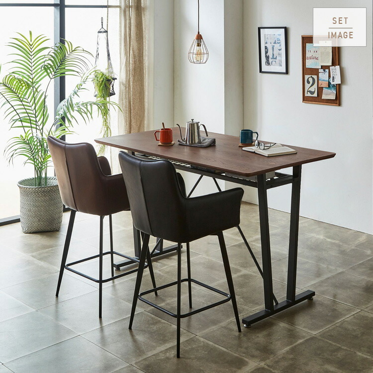 楽天市場】カウンターテーブル 幅150cm 奥行80cm 高さ90cm 収納棚付き