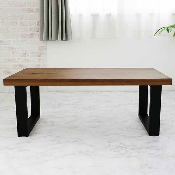 楽天市場】リビングテーブル 105 木製 無垢材 ローテーブル センター