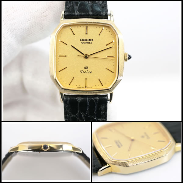 楽天市場】セイコー ☆極希少 ドルチェ 9641-5020 クオーツ 10K×SS