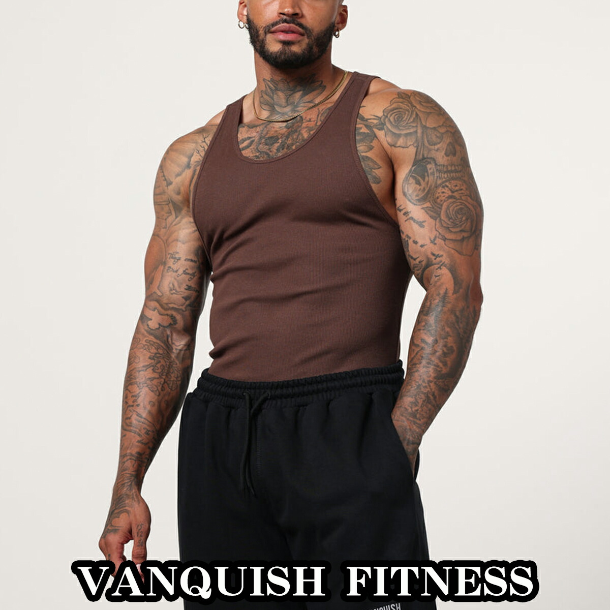 楽天市場】ヴァンキッシュ ノースリーブ VANQUISH Essential Chocolate