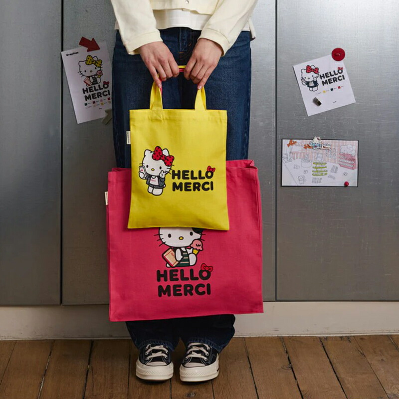 楽天市場】メルシー ハローキティコラボ トートバッグ ミニサイズ