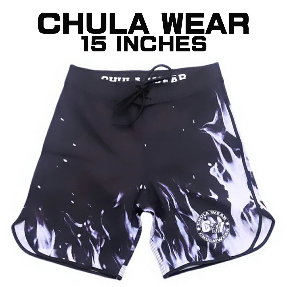 CHULA WEAR マーブル模様 ボードショーツ CHULA WEAR マーブル模様