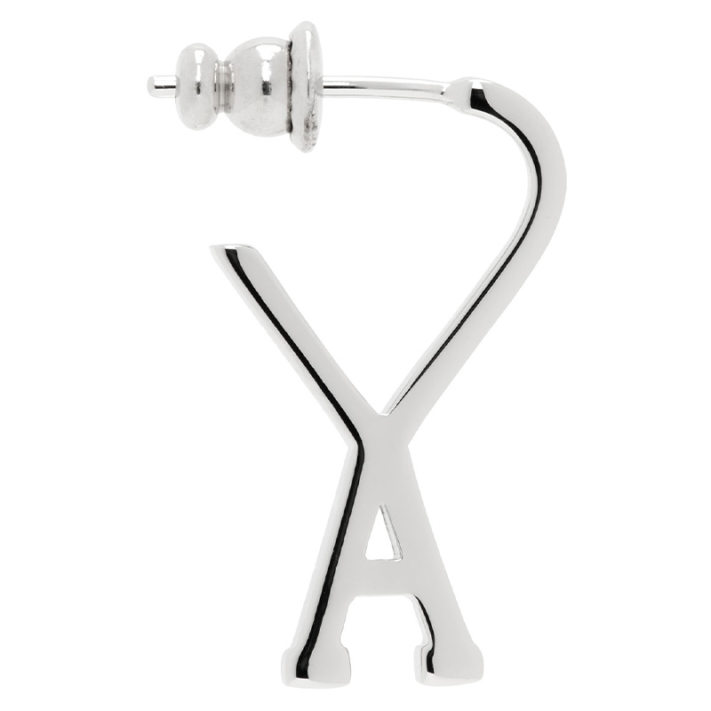 楽天市場】AMI Paris ピアス アミ パリス Silver Ami de Cur Single