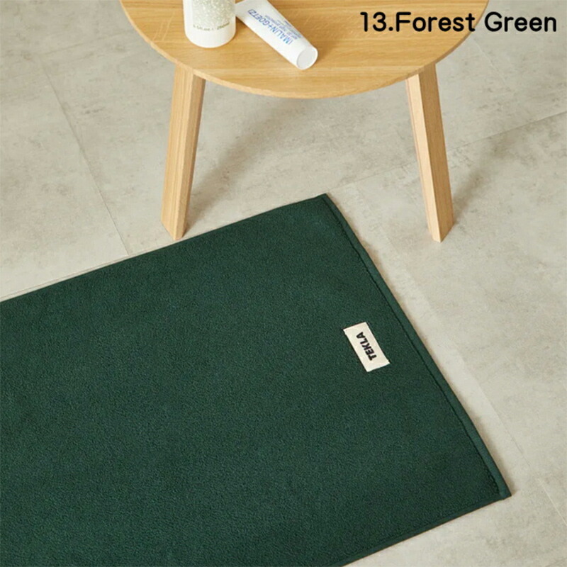 TEKLA ティールグリーン バスマット 50x70cm Amazon | [テクラ