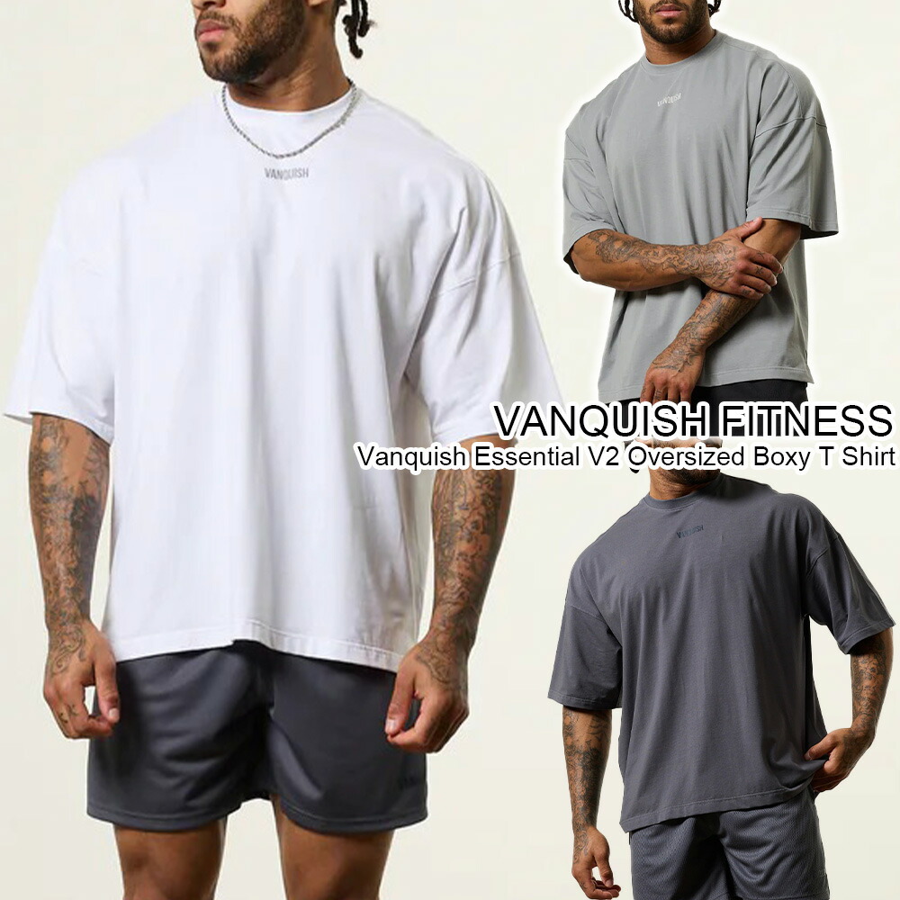 楽天市場】ヴァンキッシュ フィットネス Tシャツ オーバーサイズ
