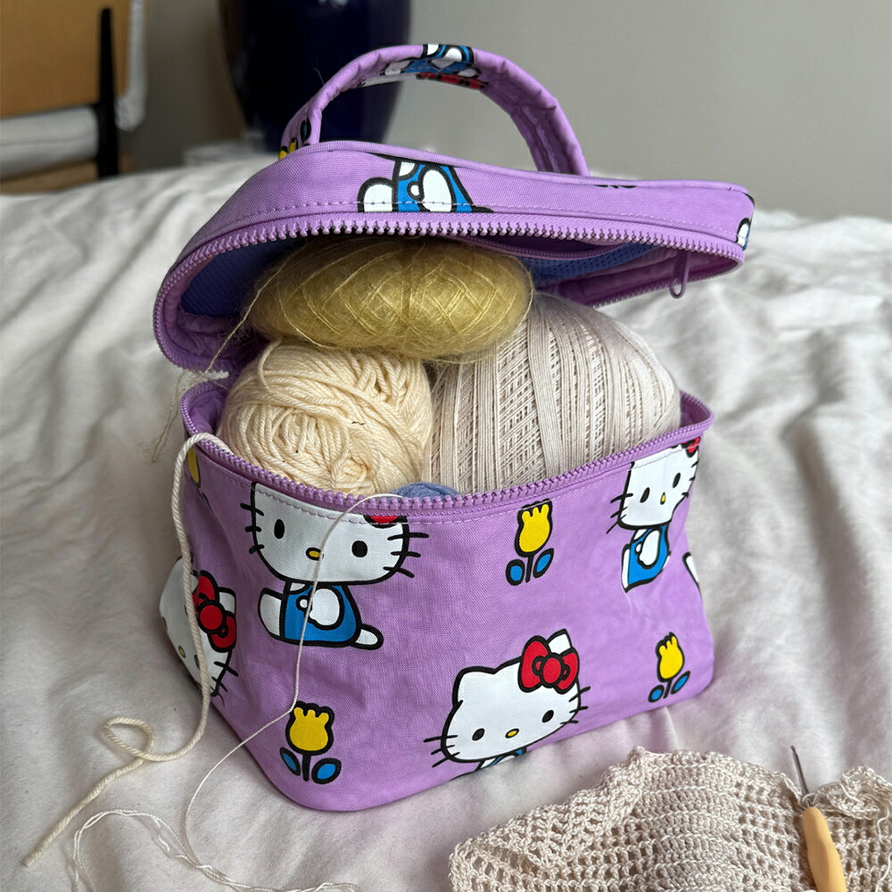 楽天市場】BAGGU x Sanrio コスメポーチ ラージサイズ 日本未入荷