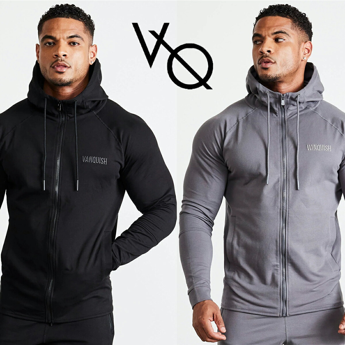 楽天市場】ヴァンキッシュ フィットネス フルジップ パーカー VANQUISH