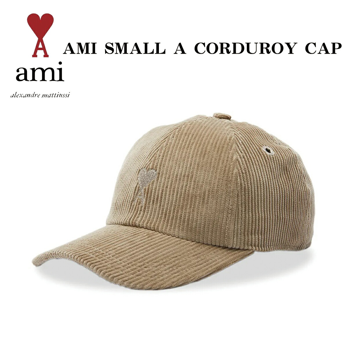 楽天市場】AMI Paris 帽子 アミ パリス AMI SMALL A CORDUROY CAP