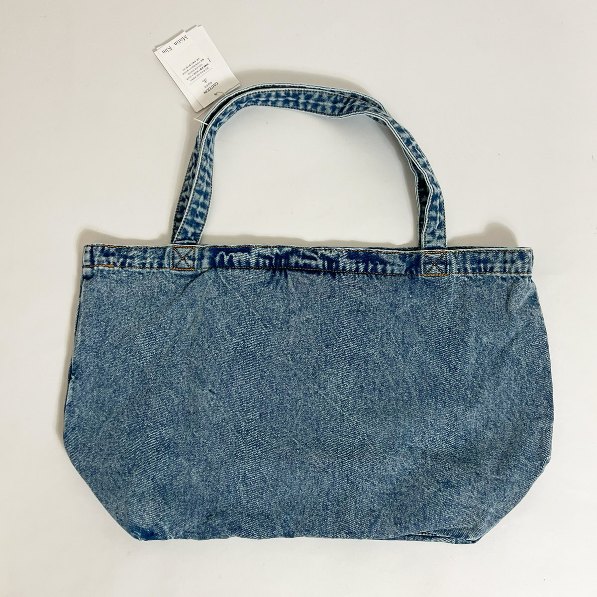 楽天市場】Matin Kim トートバッグ マーティンキム LOGO WASHED DENIM