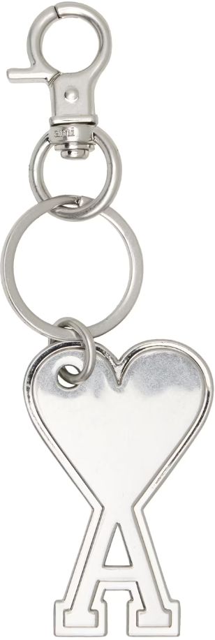 楽天市場】AMI Paris キーホルダー アミ パリス Silver Ami de Coeur