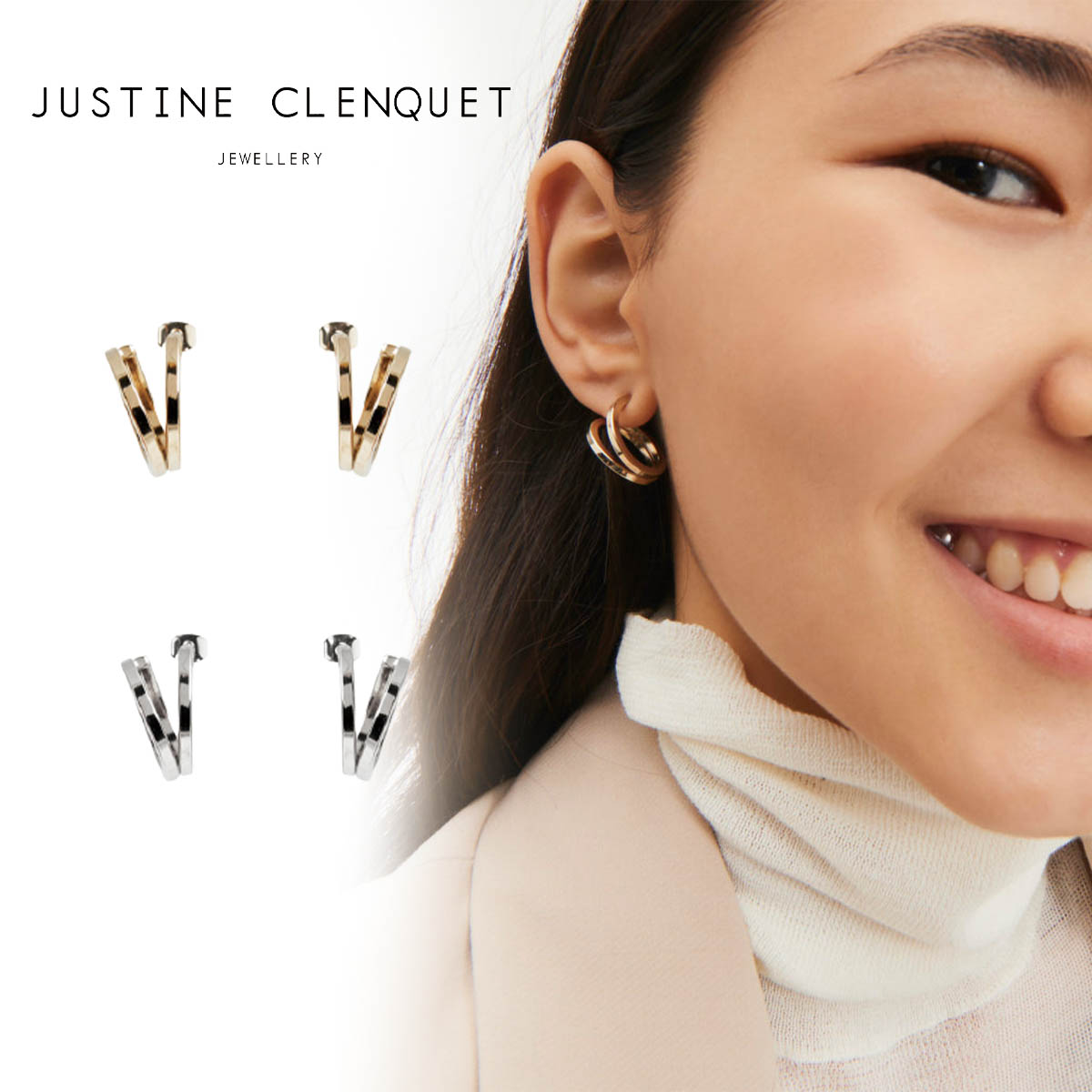 楽天市場】ジュスティーヌクランケ Justine Clenquet ジェニー ピアス