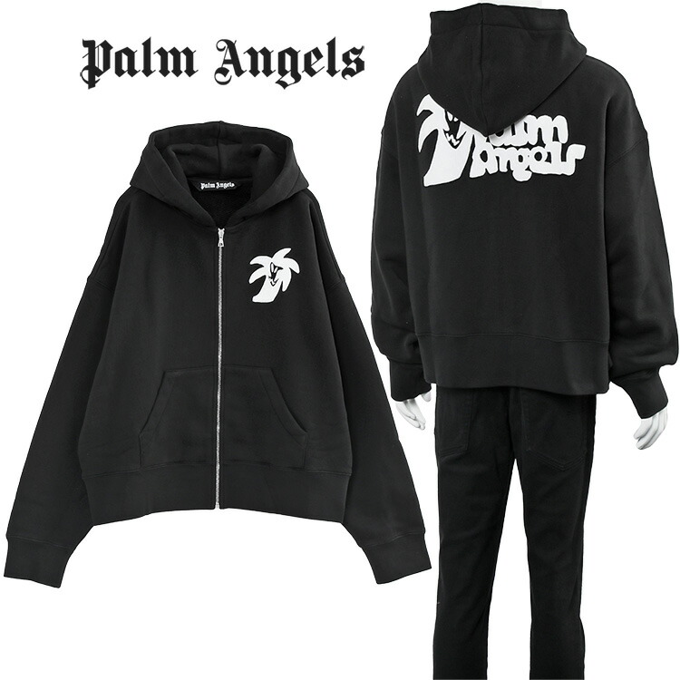 楽天市場】パームエンジェルス Palm Angels ジップパーカー Hunter