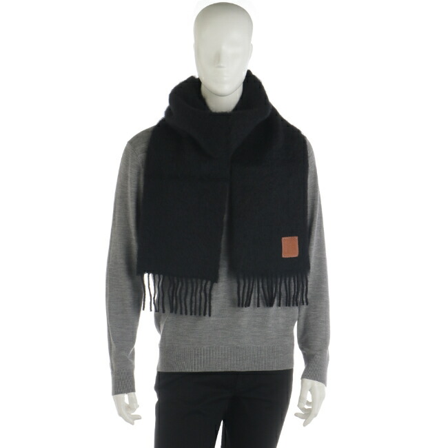 楽天市場】ロエベ/LOEWE ストール メンズ MOHAIR SCARF マフラー BLACK