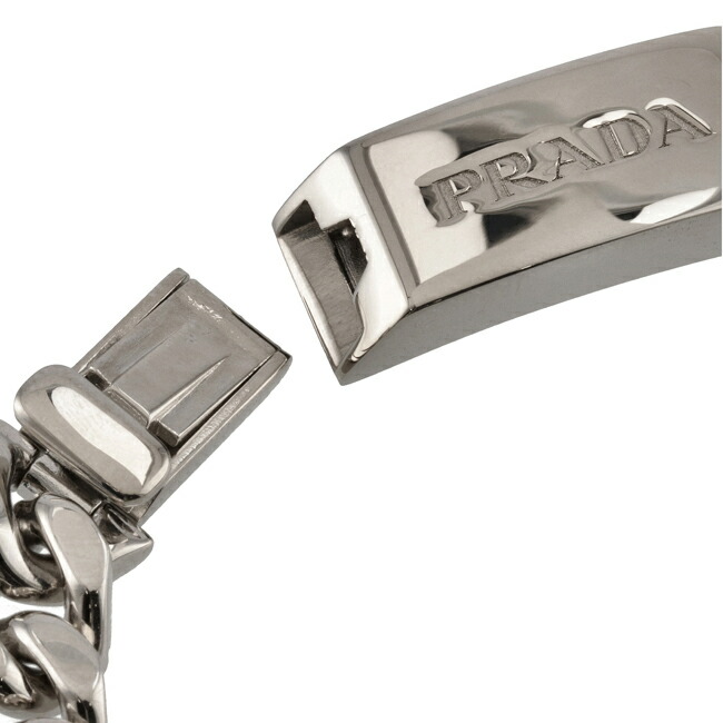 楽天市場】プラダ/PRADA ブレスレット メンズ シルバー チェーン