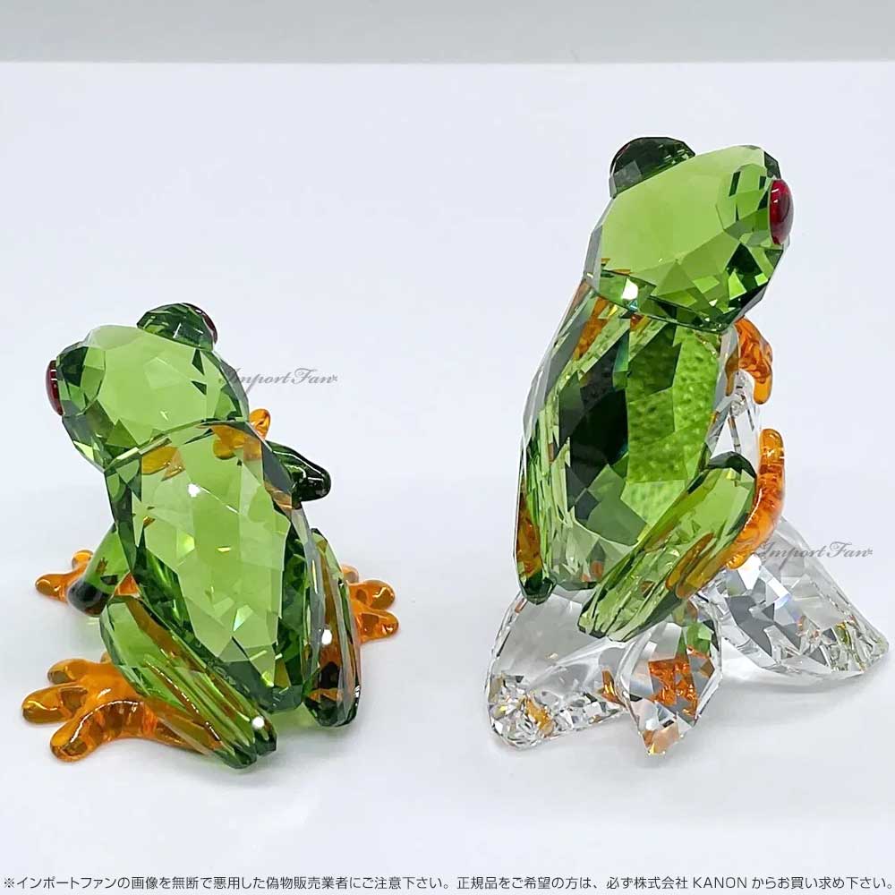 楽天市場】スワロフスキー カエル 蛙 2匹セット 5136807 Swarovski