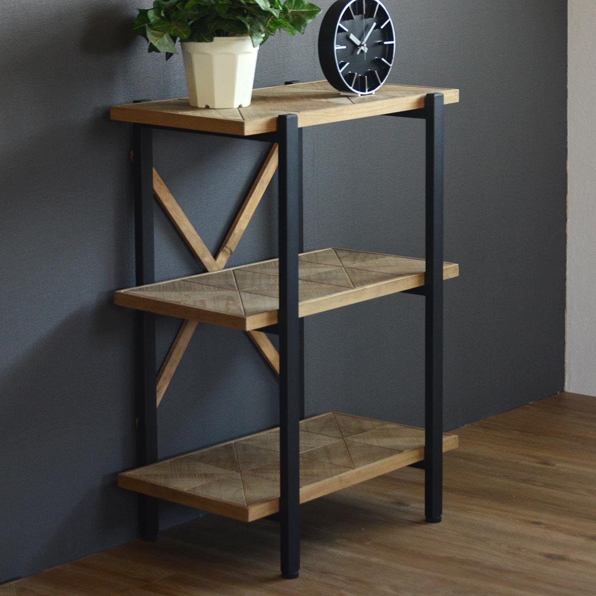 楽天市場】【先着半額クーポン】ラック 3段 STALE ステイル 幅60