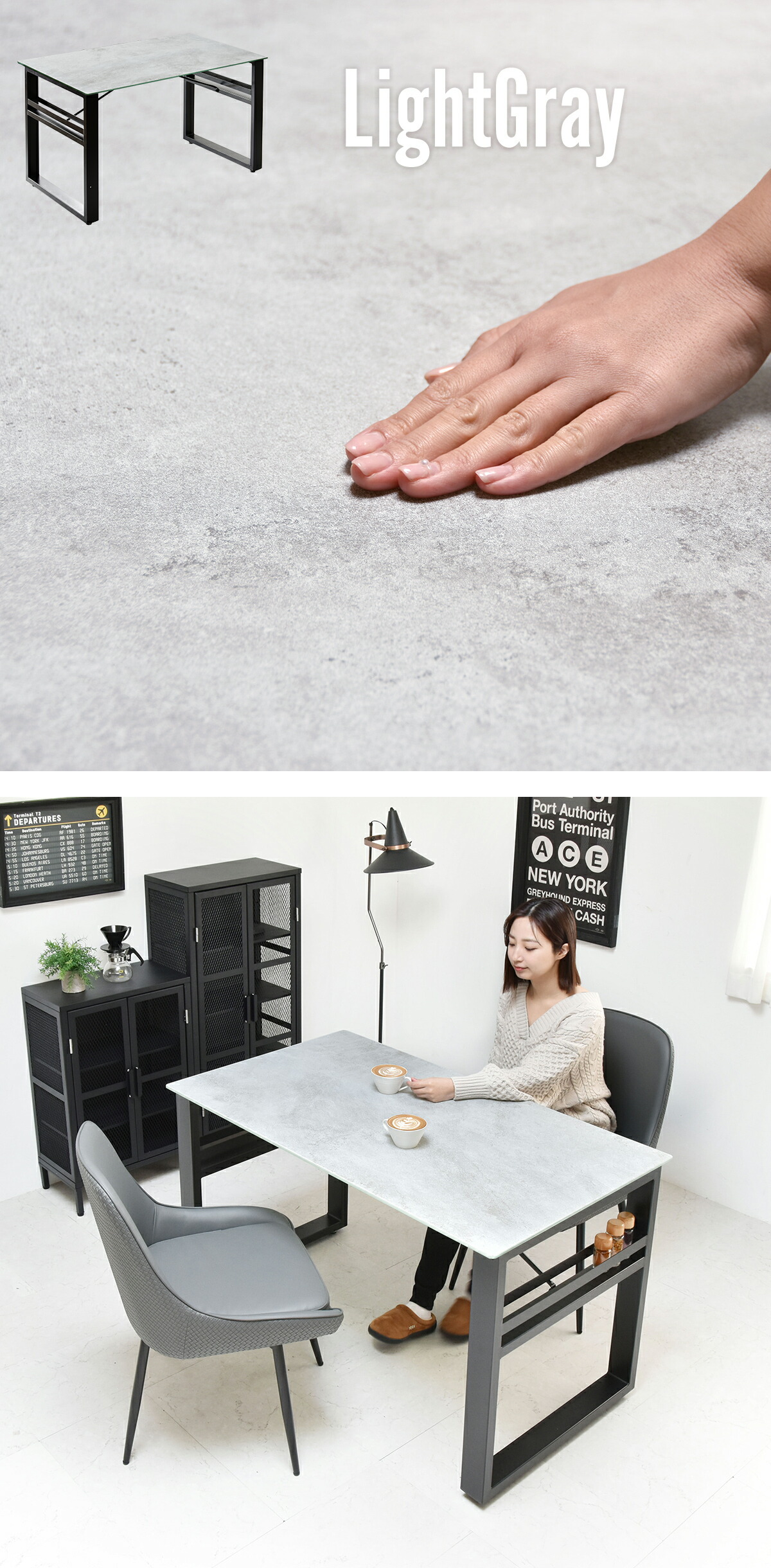 楽天市場】【先着半額クーポン】ダイニングテーブル セラミック 幅120