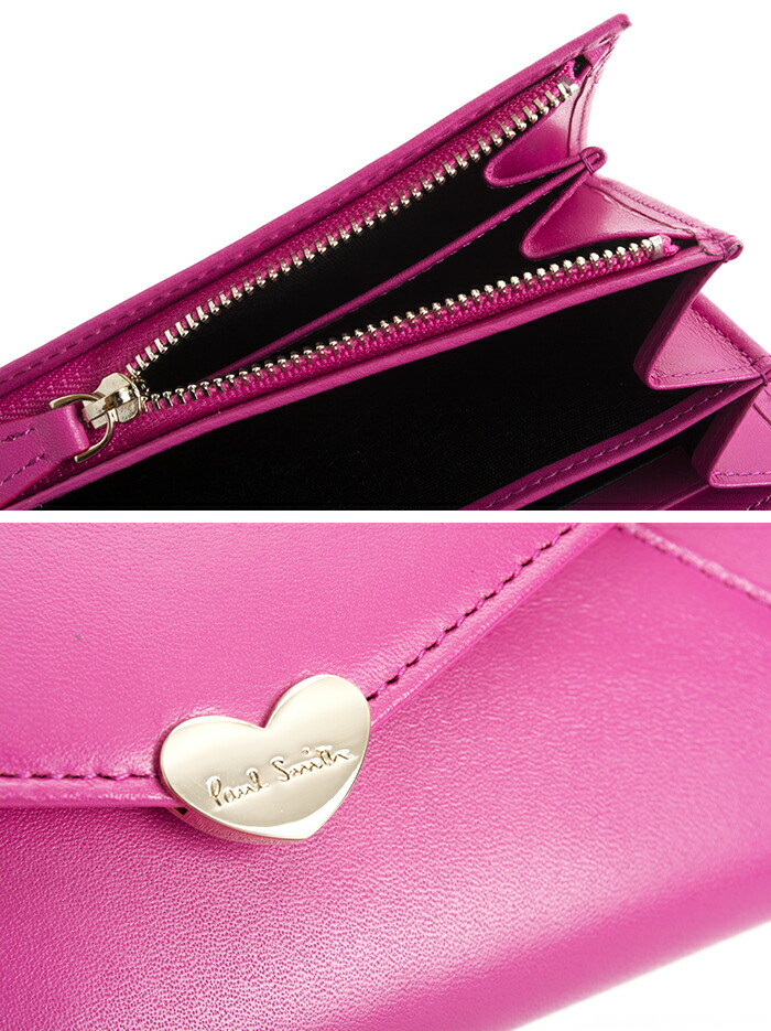 楽天市場】訳あり ポールスミス 財布 長財布 Paul Smith ピンク pwu927