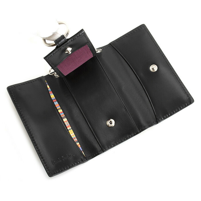 楽天市場】ポールスミス キーケース リング付き 黒(ブラック) Paul