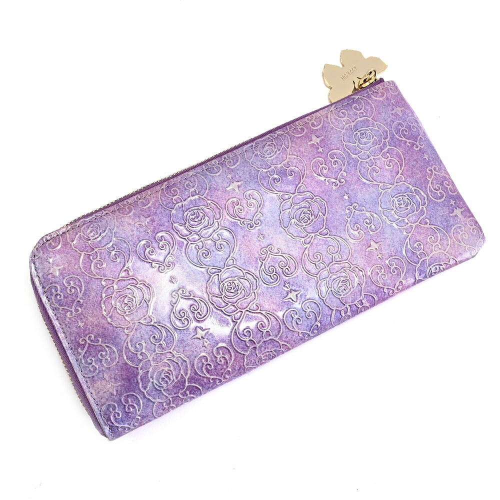 楽天市場】アナスイ 財布 長財布 L字ファスナー ラベンダー ANNA SUI