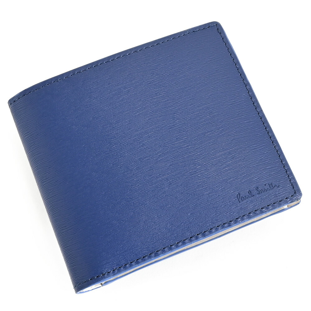 楽天市場】ポールスミス 財布 二つ折り財布 青(ブルー) Paul Smith