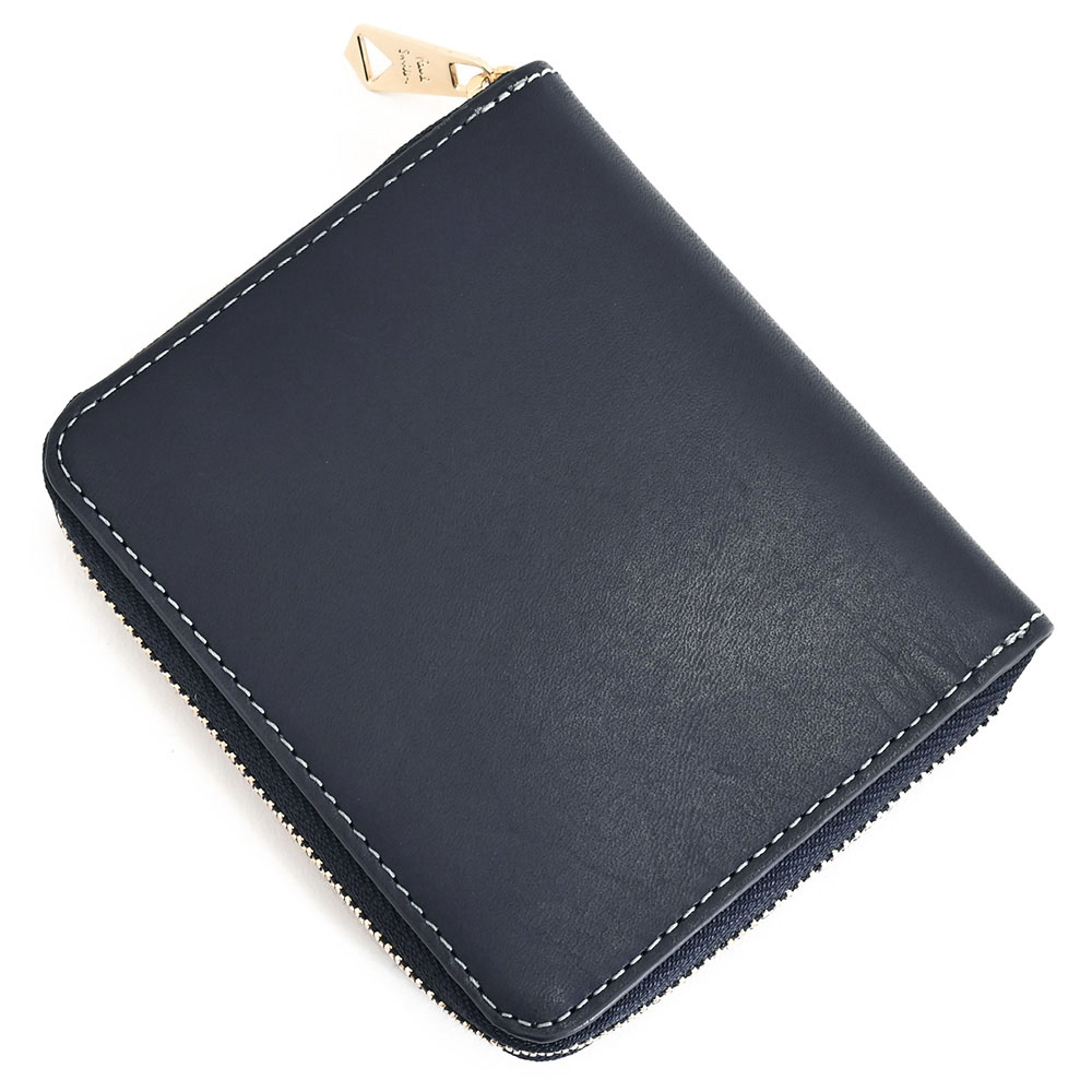 楽天市場】ポールスミス 財布 二つ折り財布 ラウンドファスナー 紺