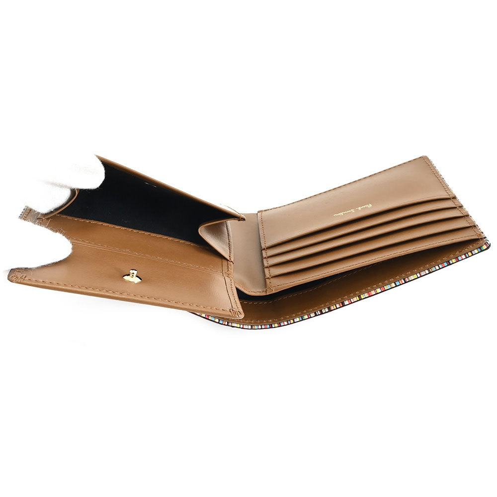 楽天市場】ポールスミス 財布 二つ折り財布 タン Paul Smith bps425-75