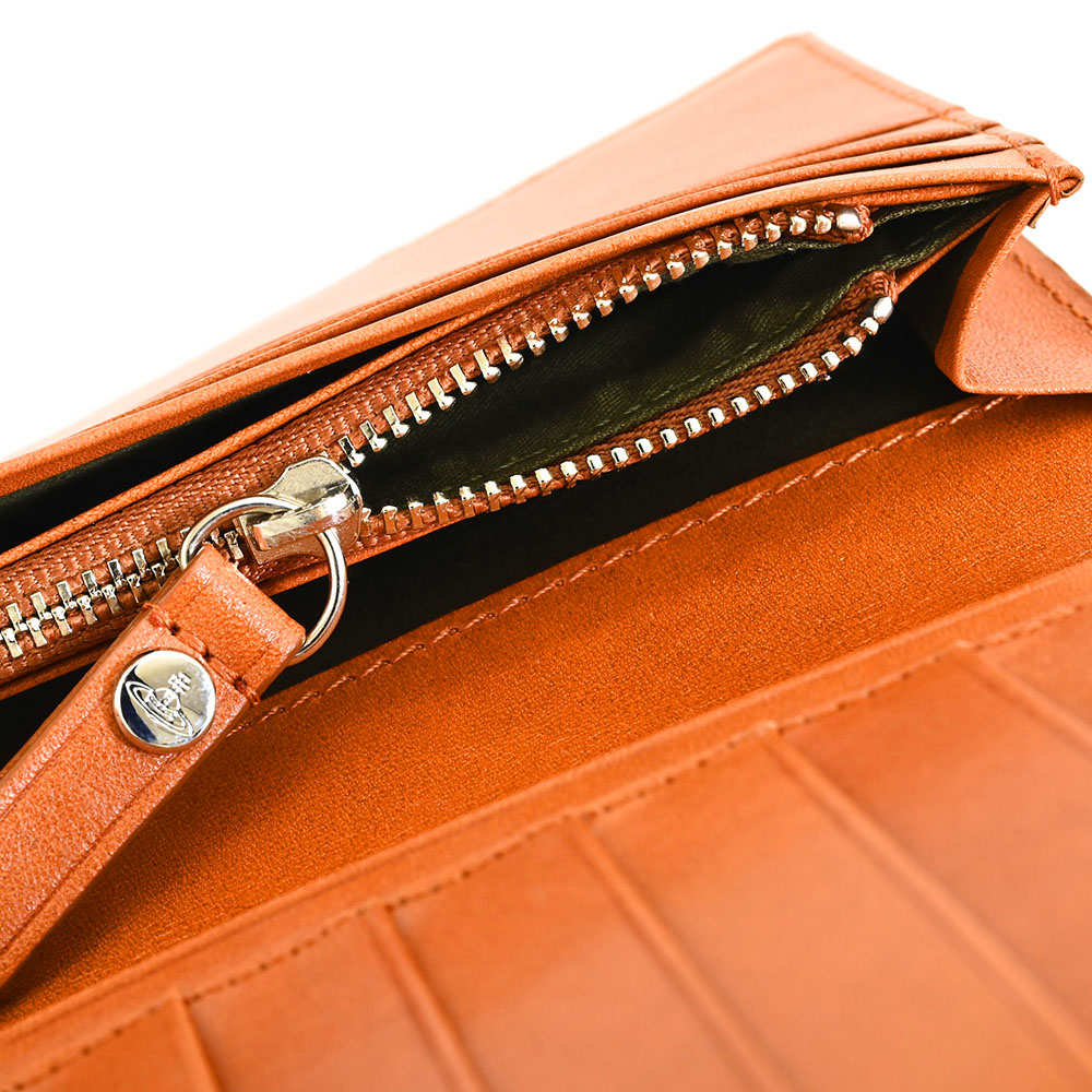 楽天市場】ヴィヴィアンウエストウッド 財布 長財布 オレンジ Vivienne