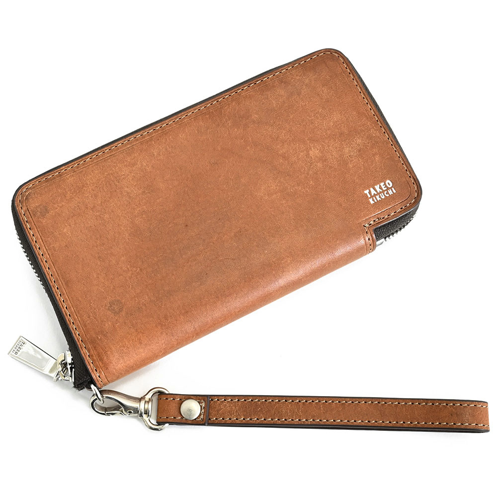 楽天市場】タケオキクチ 財布 長財布 スマホ財布 ラウンドファスナー