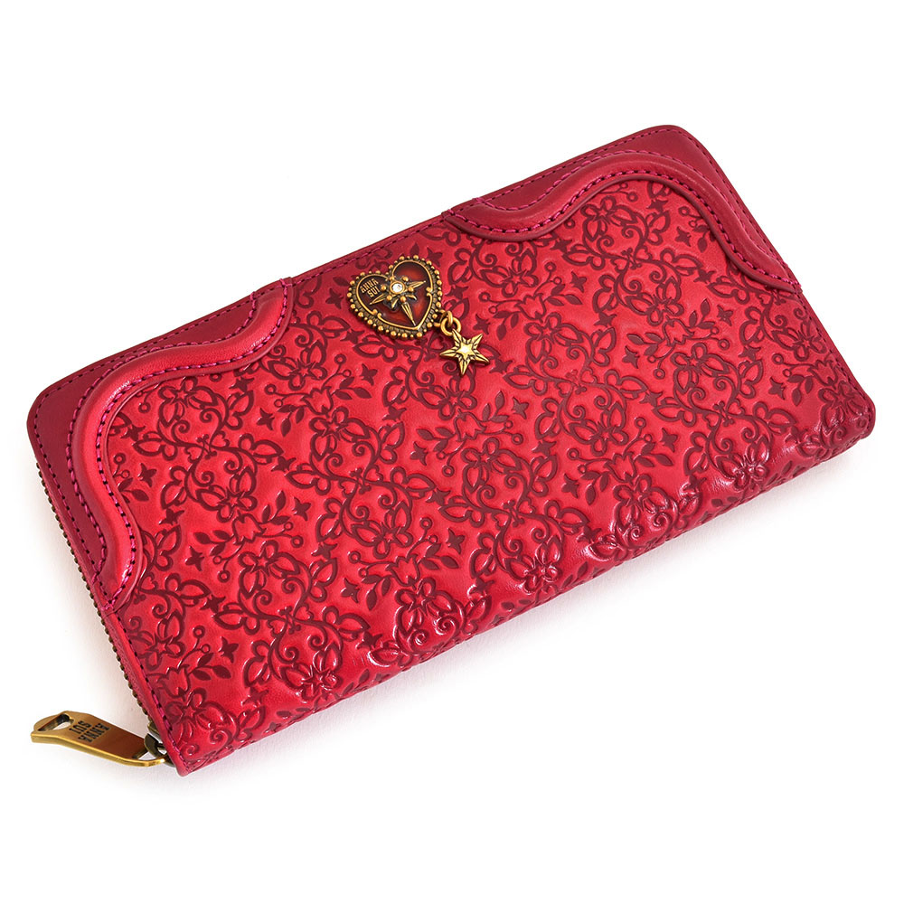 楽天市場】展示品箱なし アナスイ 財布 長財布 ラウンドファスナー