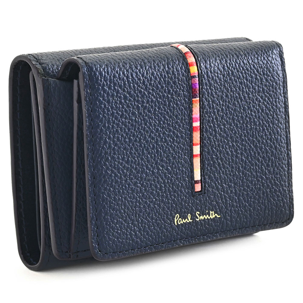 楽天市場】ポールスミス 財布 三つ折り財布 紺(ネイビー) Paul Smith