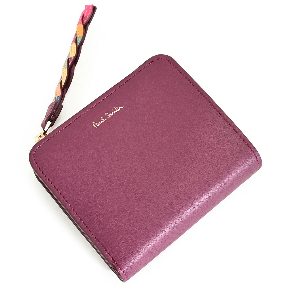 楽天市場】ポールスミス 財布 二つ折り財布 L字ファスナー ラズベリー