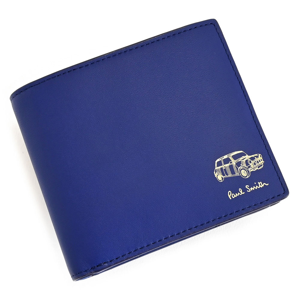 楽天市場】ポールスミス 財布 二つ折り財布 青(ブルー) Paul Smith