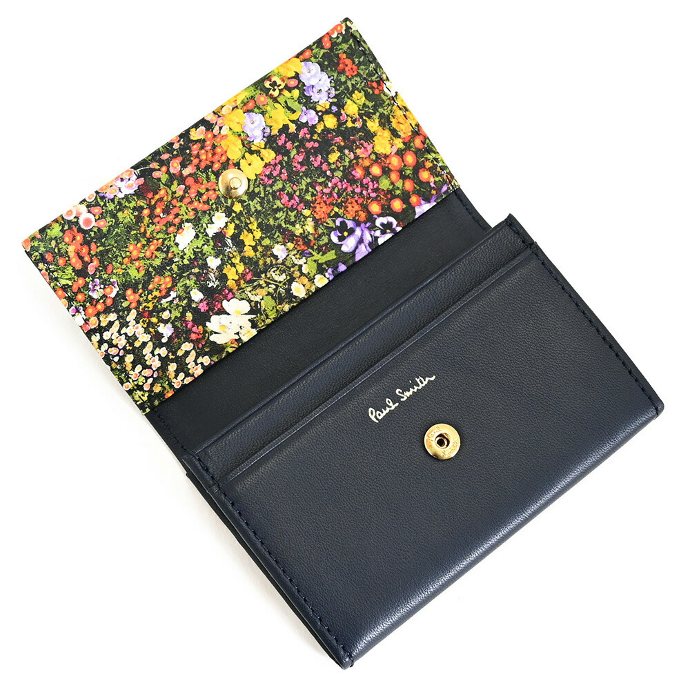 楽天市場】ポールスミス 名刺入れ カードケース 紺(ネイビー) Paul